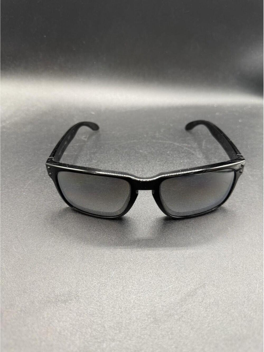 Oakley Holbrook Polished Black/Black Iridium Polarized Lenses